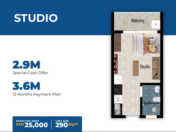 Studio Apartment – Your Stylish City Start